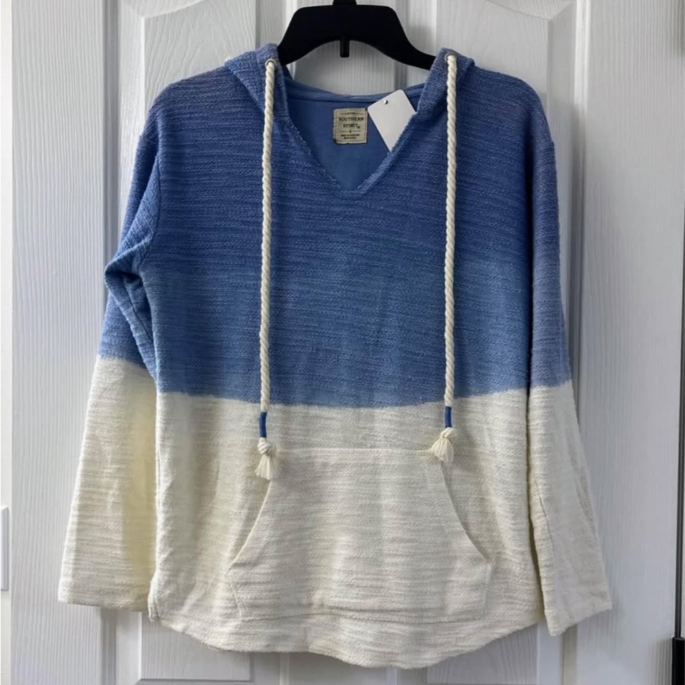 Southern Spirit Light Blue Hooded Pullover